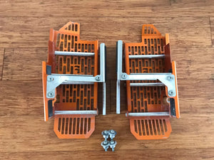 Force radiator guards KTM orange 2008-2016