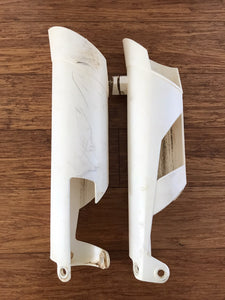 KTM SX EXC fork guards white 2007-2015