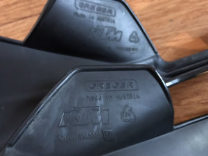 KTM handguards closed black 28mm
