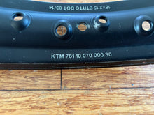 KTM EXC 18” rear rim black 2015-2026