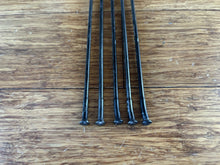 KTM EXC 18" rear wheel spokes black & nipples x5