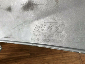 KTM 400 625 640 radiator spoilers silver 1998-2007