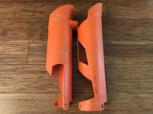 KTM SX EXC fork guards orange 2007-2015