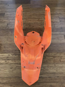 KTM SX EXC rear fender orange FLU 2007-2011