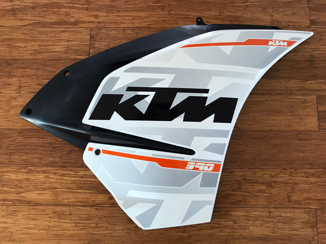 KTM RC 125 250 390 right side cover white 2014-2018 – byronmotospares