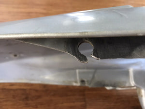 KTM SX EXC rear fender silver 2000-2003