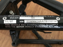 Ducati Monster S2R 800 1000 frame black WOVR