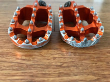 RHK alloy footpegs For KTM SX EXC orange